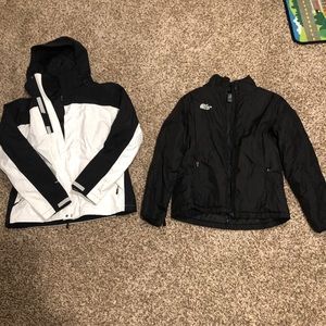 The North Face Ski Jacket and Insert Jacket medium